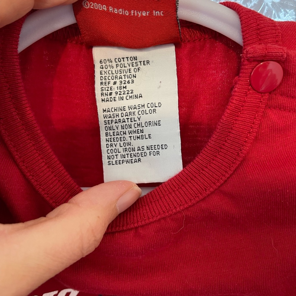 Radio Flyer Red Kids One Piece Outfit - Picture 3 of 3